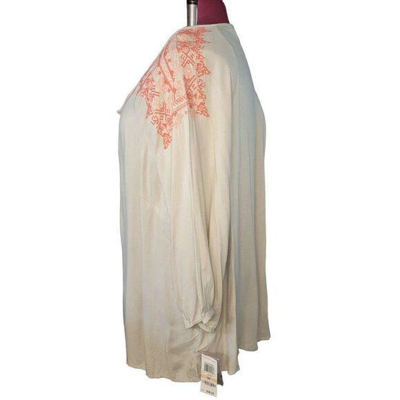 Style & Co Women's Embroidered Tunic (Size 2X) - Picture 3 of 8